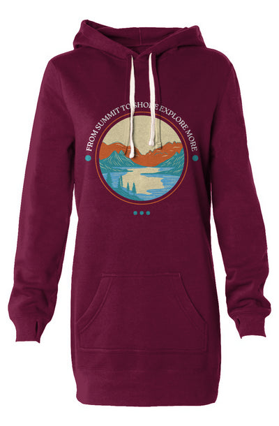 From Summit to Shore Hoodie Dress