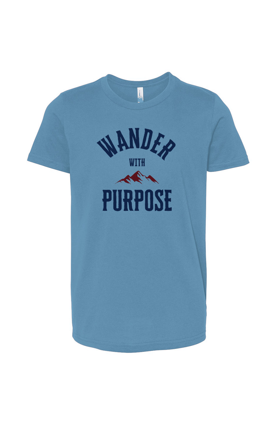 Wander with Purpose Youth Athletic Tee