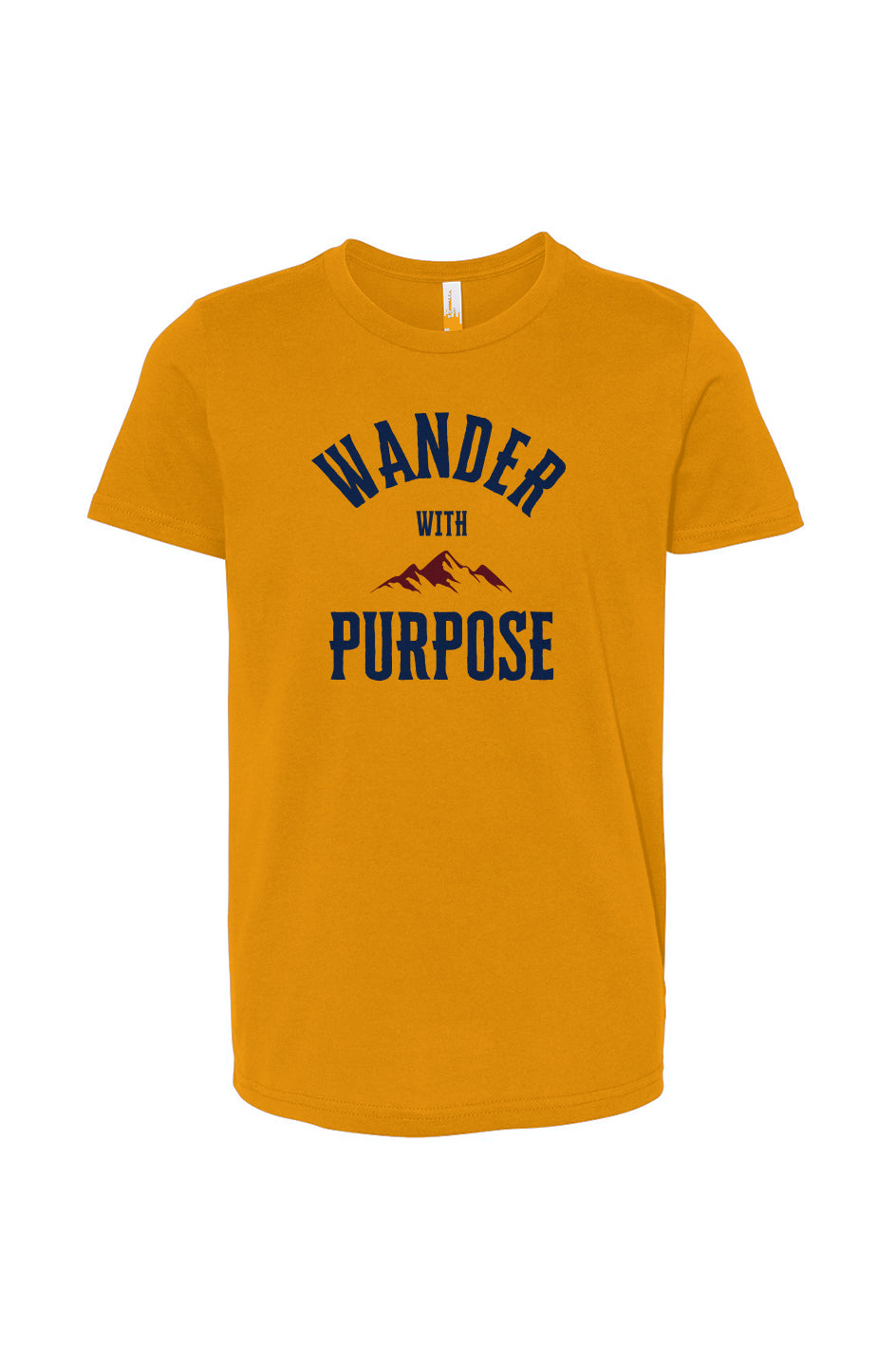 Wander with Purpose Youth Athletic Tee