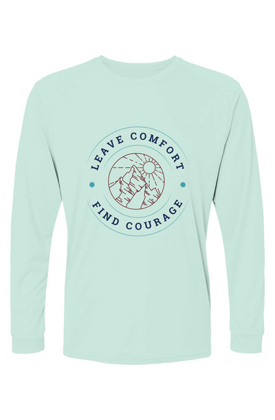 Leave Comfort, Find Courage Adventure Shirt