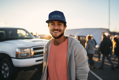 "Go Beyond" Flat Bill Hat