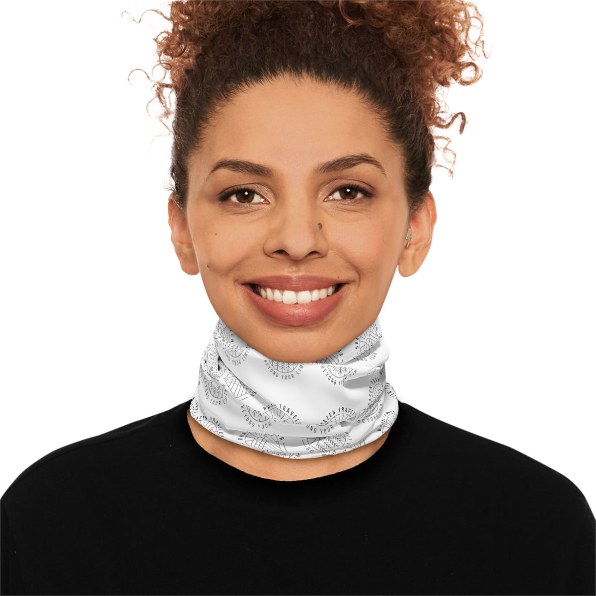 Neck Gaiter With Drawstring for the Mountain or Desert