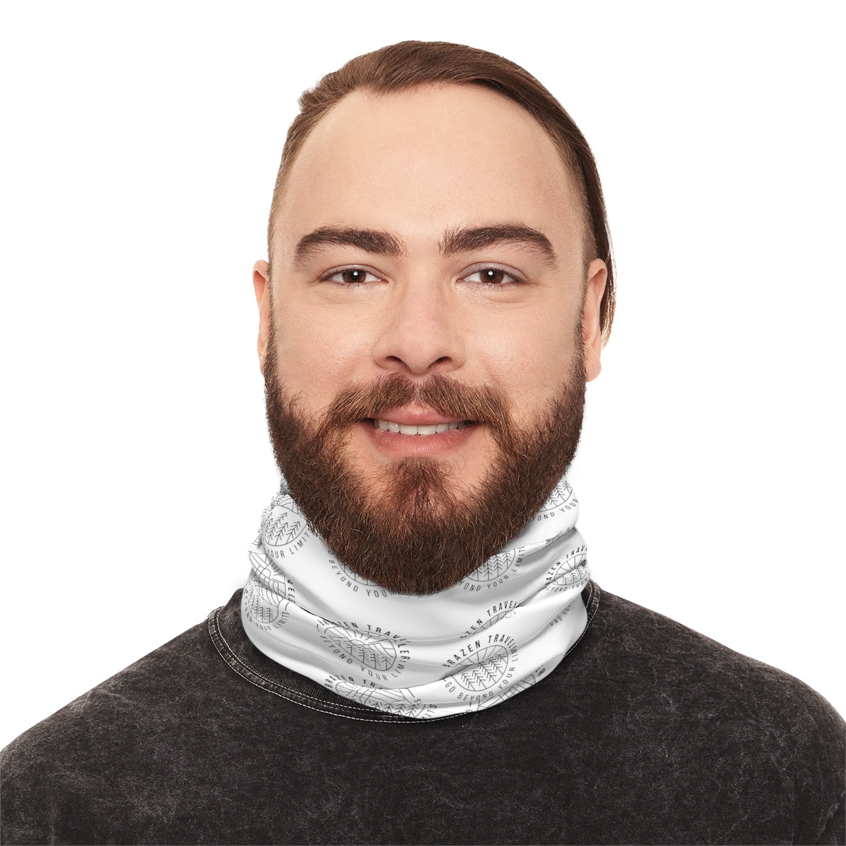 Neck Gaiter With Drawstring for the Mountain or Desert